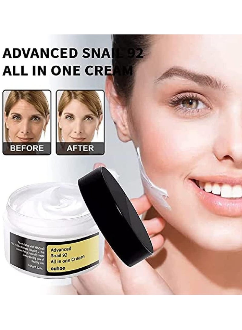 OUHOE Advanced Snail 92 All In One Cream 100grams - Image 2