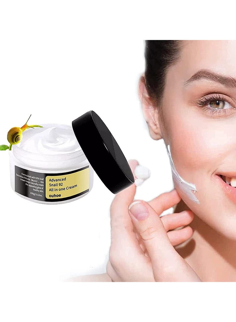 OUHOE Advanced Snail 92 All In One Cream 100grams - Image 3