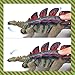 EKU EASYKU Large Dinosaur Park Gate Dino Nest of Eggs Realistic Dinosaur Toys for Kids 35 57 Jurassic World Dinosaur Toys Stegosaurus Play Set for Kids Toddler Boys Girls - Image 4