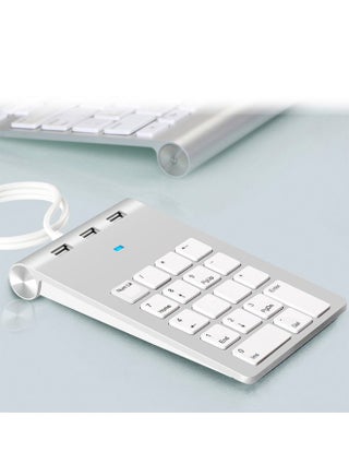 Usb 2.0 Digital Keyboard Hub Multi-function Financial Accounting Cashier Computer Universal Wired Silent Mini Keyboard-Color:Silver Gray - pzsku/ZD089660359B6607C80AFZ/45/1744972476/bc58c07d-1d31-463b-bc8d-a8103aa54d35