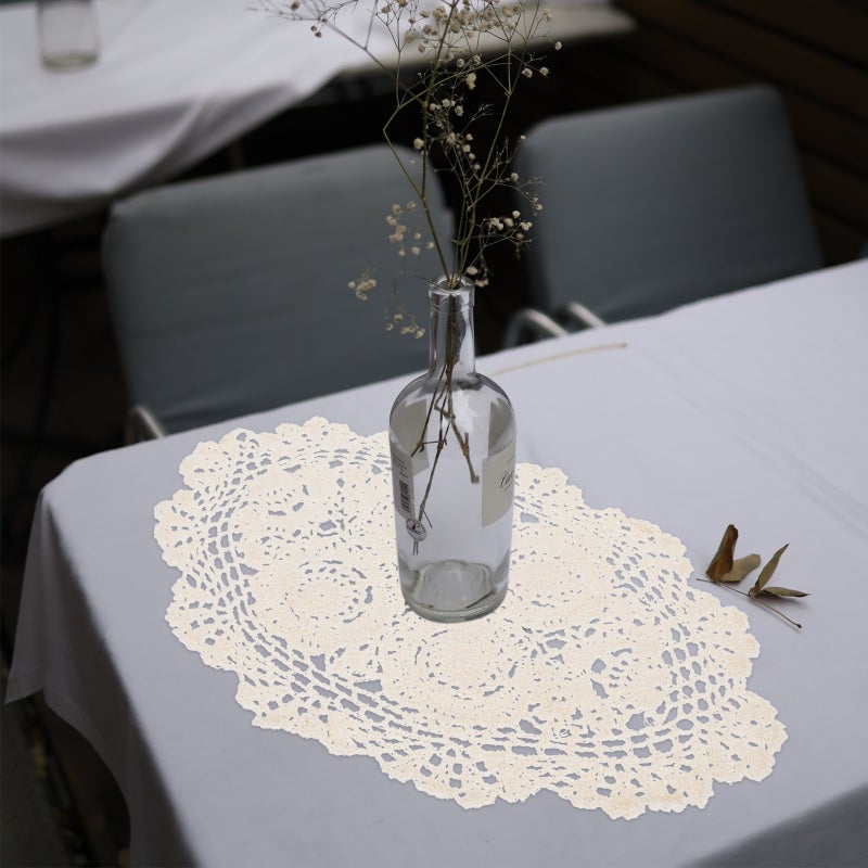 Tablecloth Delicate Tablecloth Cloth Art Hollow Out Tablecloth - Image 4