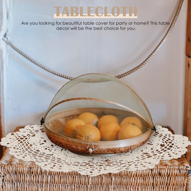 Tablecloth Delicate Tablecloth Cloth Art Hollow Out Tablecloth - Image 5