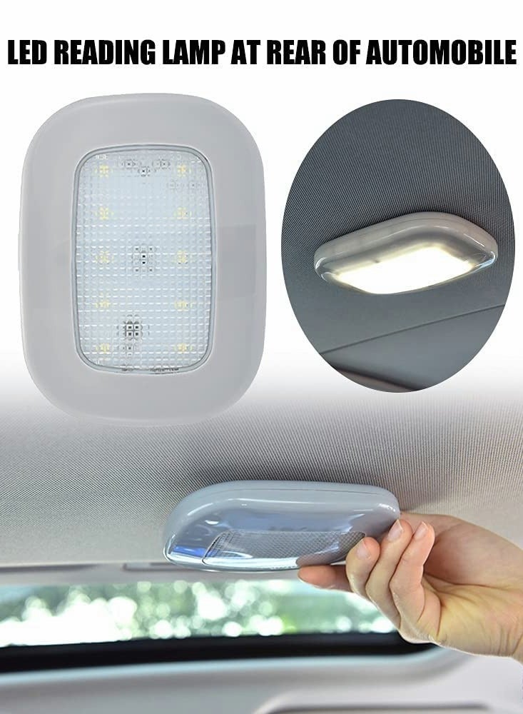 إسكدنيا Car LED Lights, Interior Portable Small Incar LED Touch Lights with 10 Bright LED Lamp Beads - Image 2