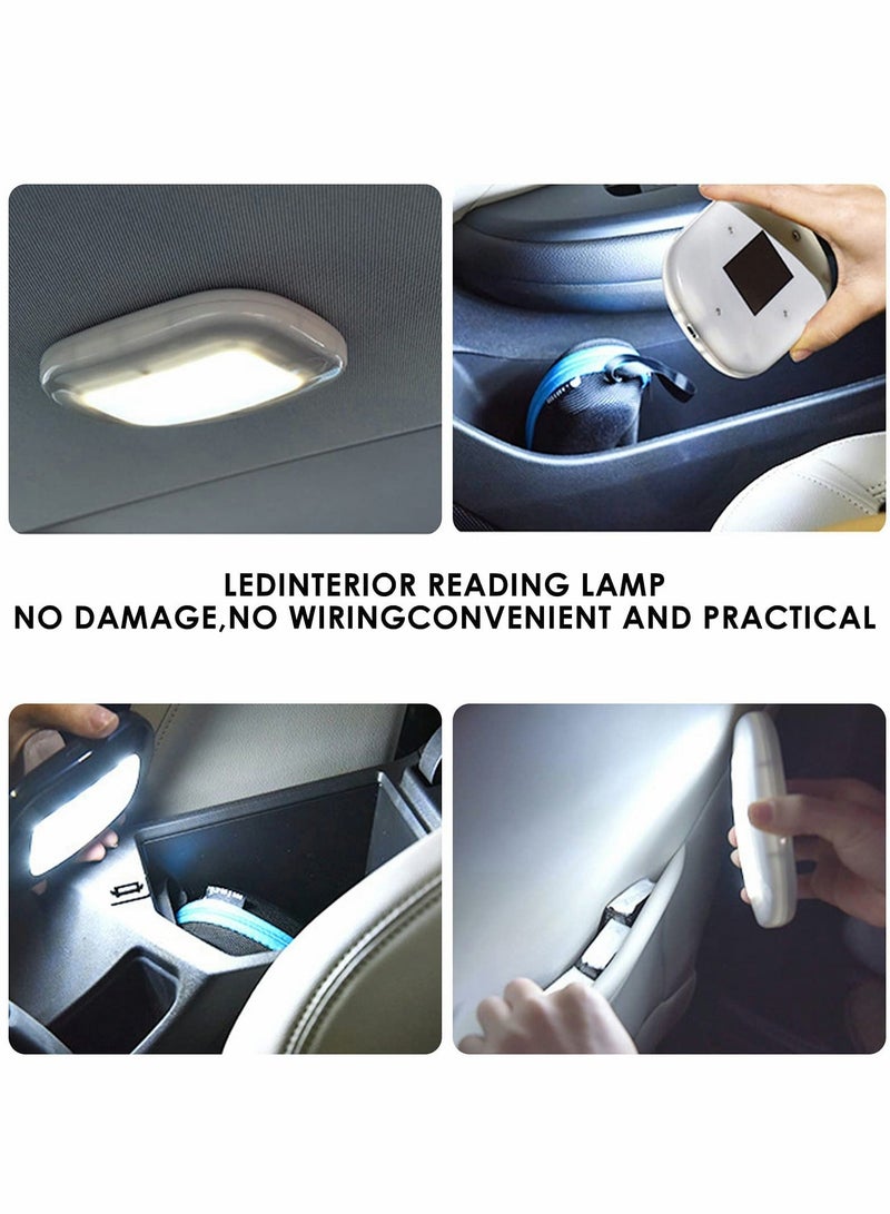 إسكدنيا Car LED Lights, Interior Portable Small Incar LED Touch Lights with 10 Bright LED Lamp Beads - Image 4