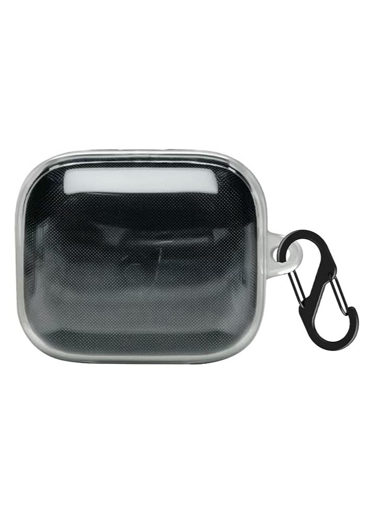 Generic Transparent TPU Case for Anker Soundcore R50i/P20i, Shockproof Protective Earbuds Cover with Carabiner Accessories (Clear)  - Image 1