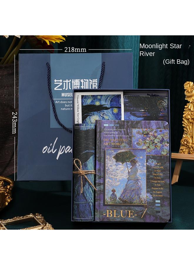 Bluejw Vintage Hollow Hand Ledger Suit Gift Box High Beauty Notebook Stationery Girl Cute Hand Ledger Girl Day - Image 1