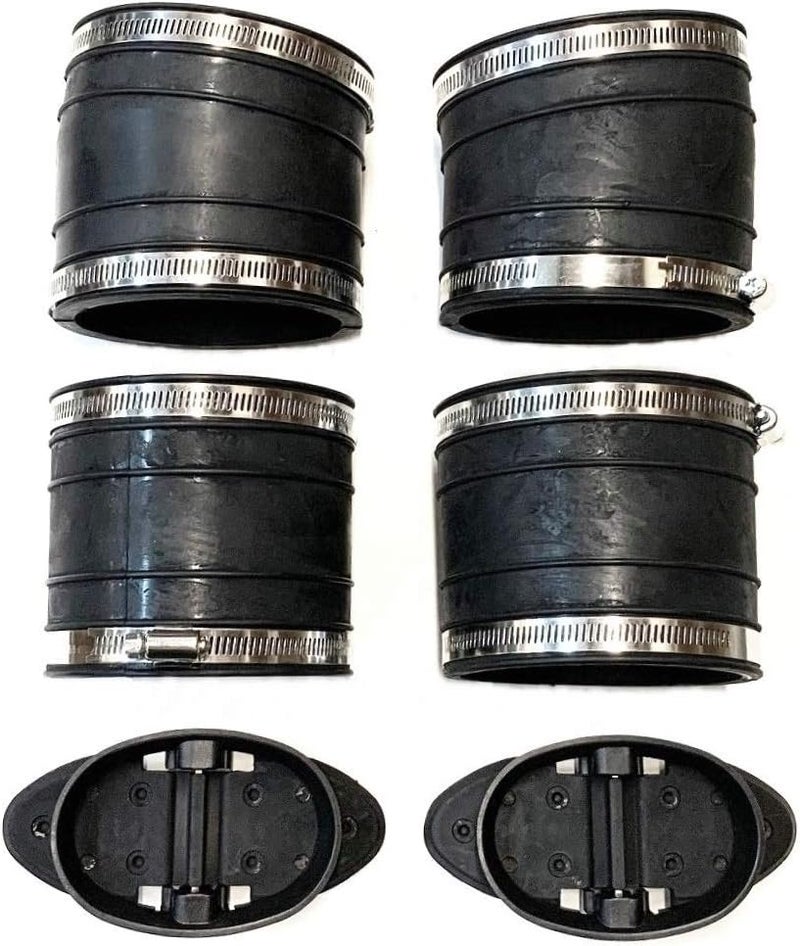 A.A MerCruiser Exhaust Y-pipe Kit 1982-96 with Hose Bellows