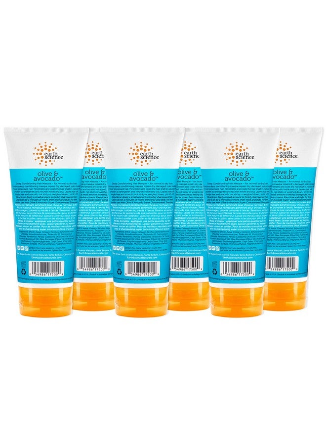 Earth Science Olive & Avocado Deep Conditioning Hair Masque: For Normal To Dry Hair (6 Pk 6 Oz.) - Image 3