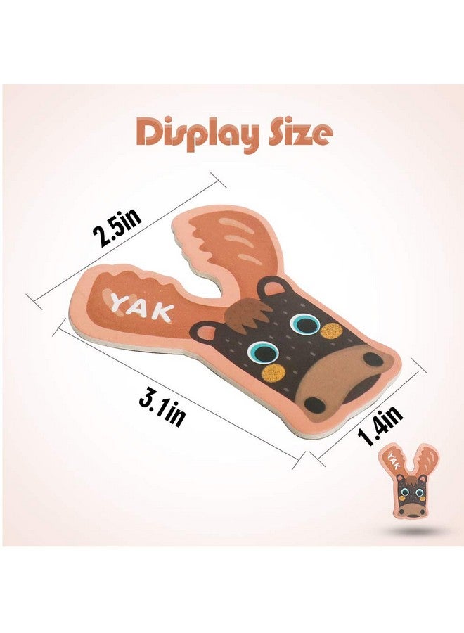 يو اس اي تي دي دي USATDD حروف مغناطيسية كبيرة ملونة على شكل حيوان من الأبجدية الأبجدية الإنجليزية مجموعة ألعاب تعليمية لمرحلة ما قبل المدرسة للأطفال الصغار من سن 3 إلى 5 سنوات - Image 2