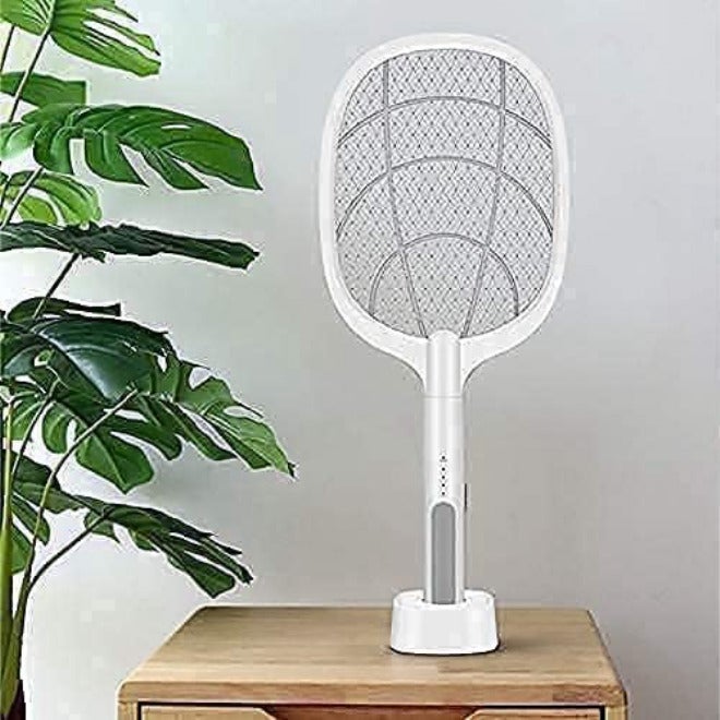 YISSVIC Mosquito Killer Stainless Bat Uv Light Lamp Five Nights Mosquito Killer Autokill 2 in 1 Mosquito Racket 1200Mah Rechargeable Battery Handheld Electric Fly Swatter Easy for Home 7 - Image 2