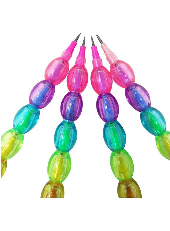 Parteet Stack Pencil Set for Kids (Multicolor, Pack of 6) - Image 3