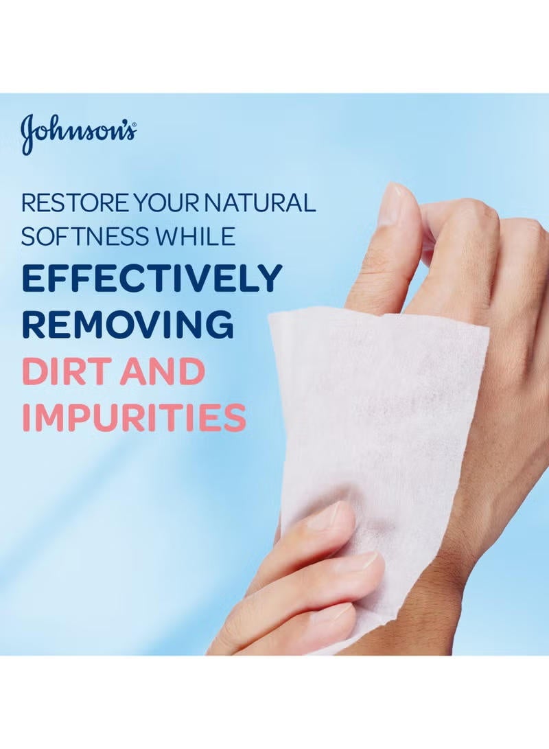 Johnson's Make Up Be Gone Micellar Cleansing Wipes With Added Moisturisers 25Pcs White NoneNone - Image 5