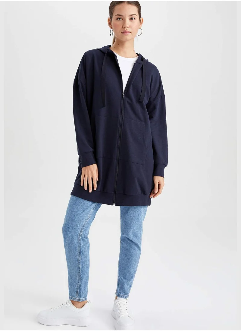 ديفاكتو Woman Knitted Long Sleeve Tunic