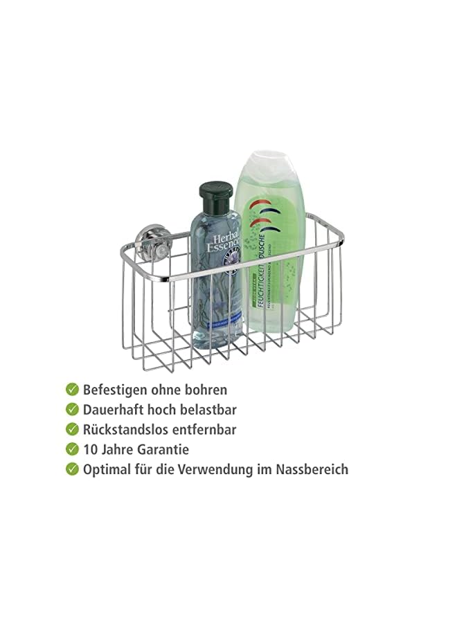 Raxoom Power-Loc® Universal Basket Bovino - Fixing Without Drilling, Stainless Steel, 22.5 X 11 X 11.5 Cm, Shiny - Image 5