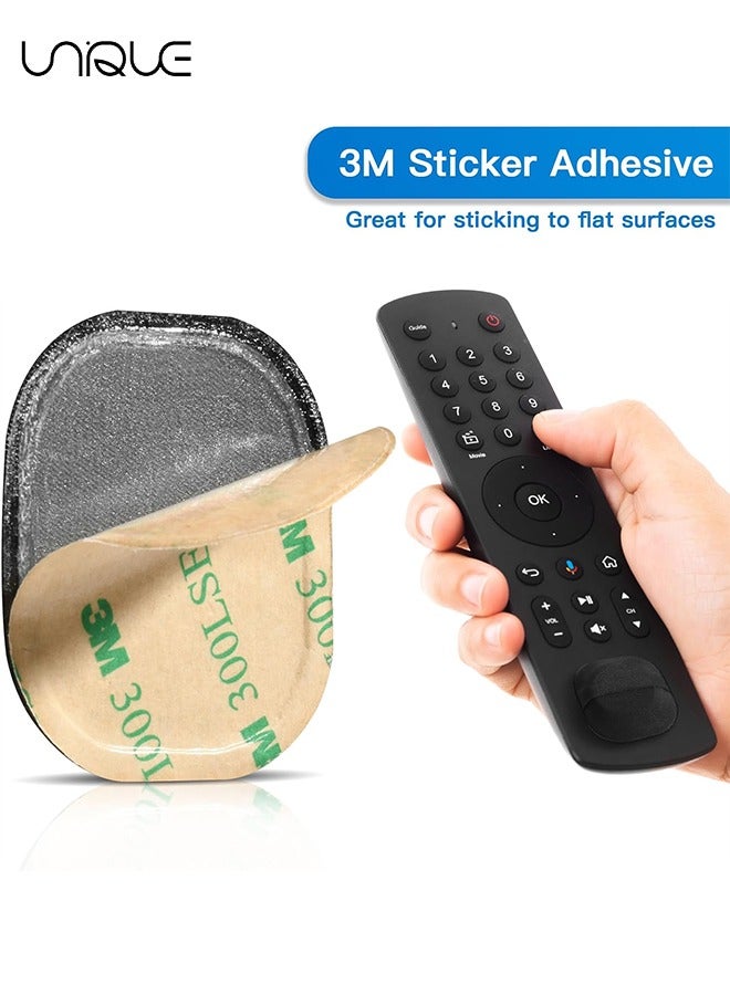 يونيك غطاء ملصق حامل Airtag ، 2 حزمة من Stick-On Mount Airtag Case متوافق مع Apple Airtags للتلفزيون عن بعد الأمتعة الدراجة كمبيوتر محمول السيارة ، أسود - Image 4