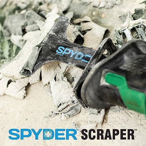 Spyder Scraper 00243 Scraping Tool Attachment for Reciprocating Saws, Black, Multi-Pack - Image 2