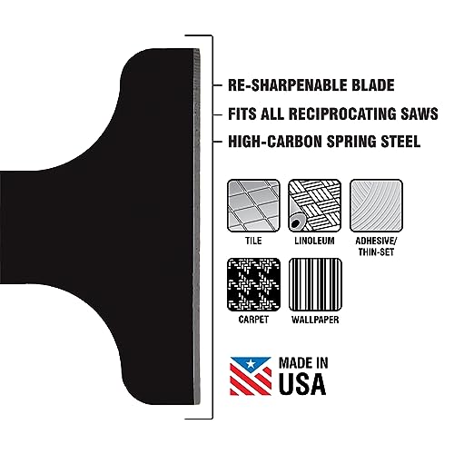 Spyder Scraper 00243 Scraping Tool Attachment for Reciprocating Saws, Black, Multi-Pack - Image 3
