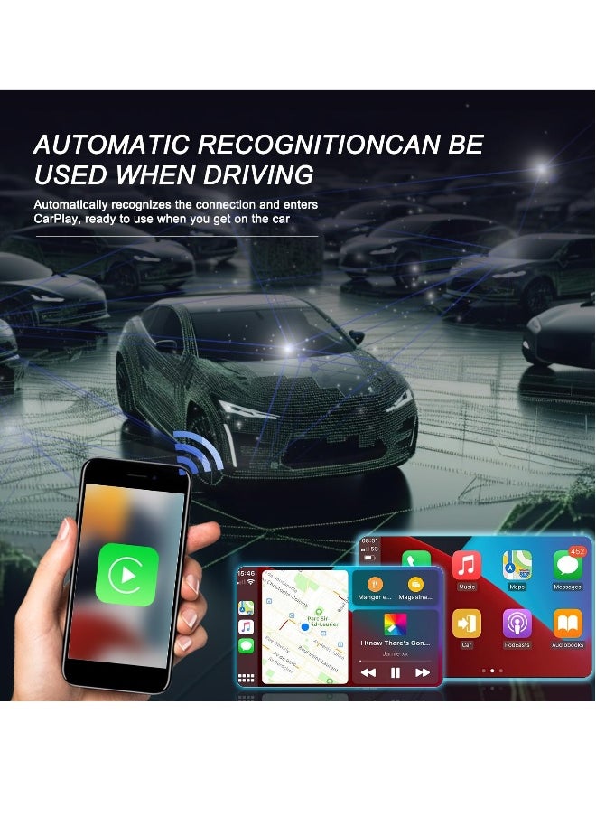 Generic Wireless CarPlay, Adapter for All Factory Wired CarPlay Cars, CarPlay Wireless Dongle Plug  Play Converts Wired CarPlay to Wireless for Factory Wired CarPlay Cars Ai Box Adapter USB Type C  - Image 2