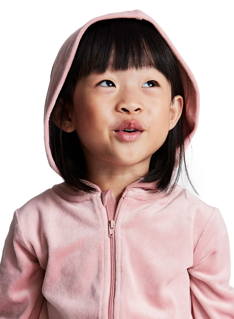 اتش اند ام Kids Velour Zip-Through Hoodie