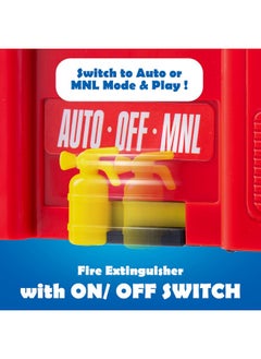 JOYIN Led Fire Truck Toy For Toddlers - Led Projections & Sirens, Bump And Go Fire Engine Trucks With Mode Switch & Volume Control, Boys&Girls Firetruck, Kids Birthday  - Image 2