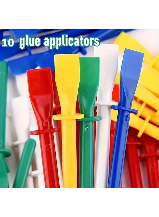 10pcs Random Color Plastic Glue Applicator Bonding Bar DIY Craft Tools Easy Cleaning - Image 5