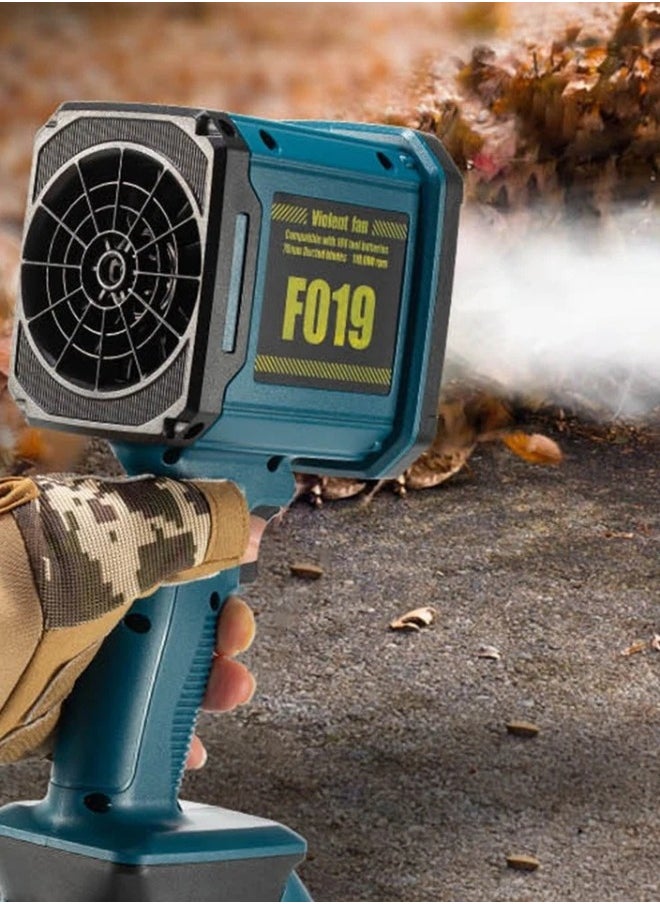 Executive LLC Mini Jet Dry Blower Fan With 18V Battery,110,000RPM Electric Air Duster,Rechargeable Cordless Jet Fan Blower for PC, Leaf Blower, Car and Outing Jobsites Battery color Blue  - Image 5