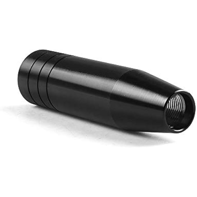 Nothers 51 Gear Stick Shifter Knobs Heavy Weighted Car Shift Head Knob with Aluminum Alloy Shifting Lever Fit Most Manual Automatic Vehicles with 3 Threaded Adapters M8 M10 M12 x 125 Black - Image 5