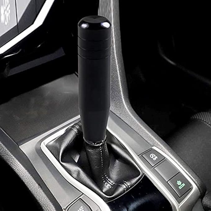 Nothers 51 Gear Stick Shifter Knobs Heavy Weighted Car Shift Head Knob with Aluminum Alloy Shifting Lever Fit Most Manual Automatic Vehicles with 3 Threaded Adapters M8 M10 M12 x 125 Black - Image 2