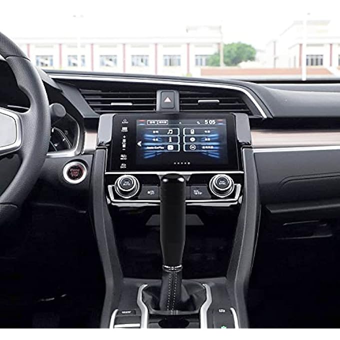Nothers 51 Gear Stick Shifter Knobs Heavy Weighted Car Shift Head Knob with Aluminum Alloy Shifting Lever Fit Most Manual Automatic Vehicles with 3 Threaded Adapters M8 M10 M12 x 125 Black - Image 4