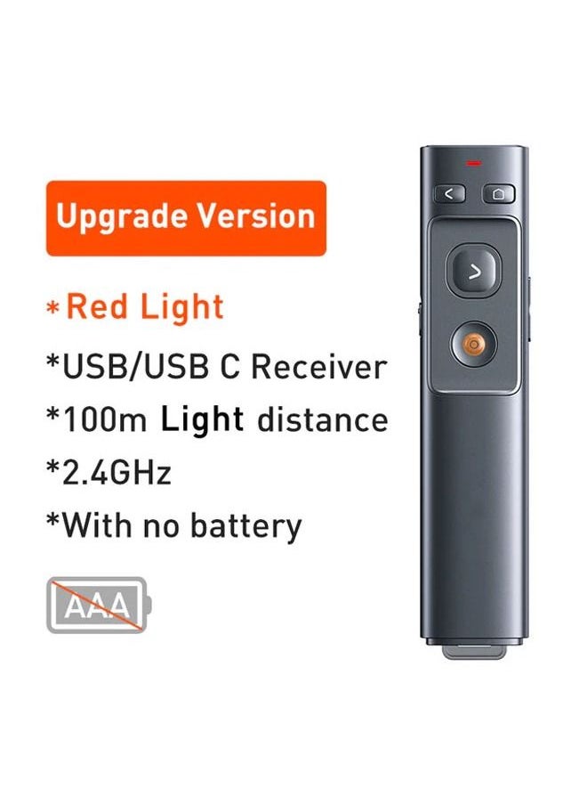 Generic 2.4GHz Wireless Presenter Remote Controller Red Light Pen USB Laser Pointer Pens For Mac Win 10 8 7 XP Projector PowerPoint PPT  - Image 2