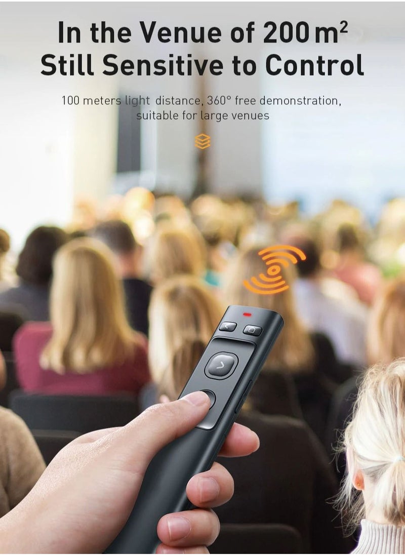 Generic 2.4GHz Wireless Presenter Remote Controller Red Light Pen USB Laser Pointer Pens For Mac Win 10 8 7 XP Projector PowerPoint PPT  - Image 5
