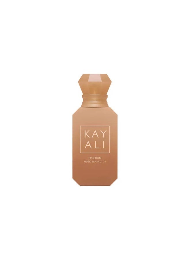 KAYALI رذاذ عطر كايالي ميني فريدوم 10 مل - مسك سانتال 34 - Image 1