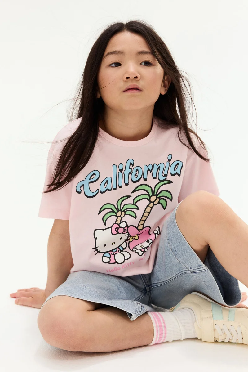 H&M Printed cotton T-shirt