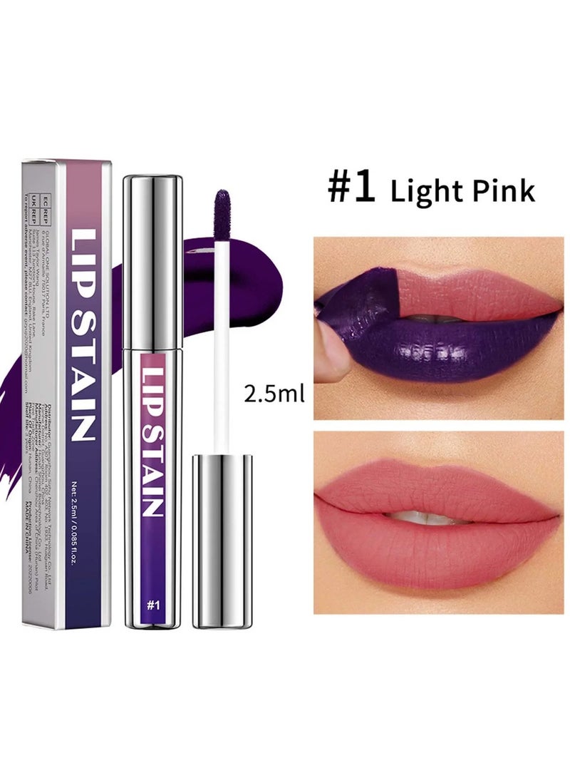 lakerain Lip Stain Peel Off Long Lasting Peel Off Lip Stain Lip Tint Waterproof Lip Liner Peel Off Stain Lip Liner Makeup Matte Liquid Lipstick Lip Gloss Peel Off Tattoo Lip Tint Matte Lipstick 2.5ml 01 - Image 2