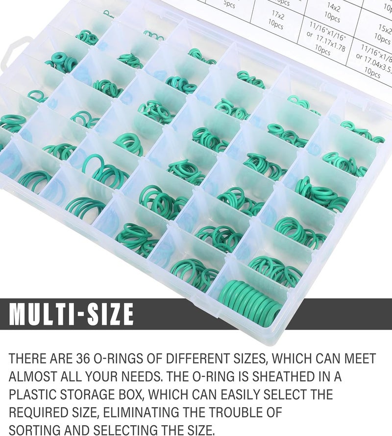 Reswish 495 Pieces Automotive AC O-Rings Kit - Image 2