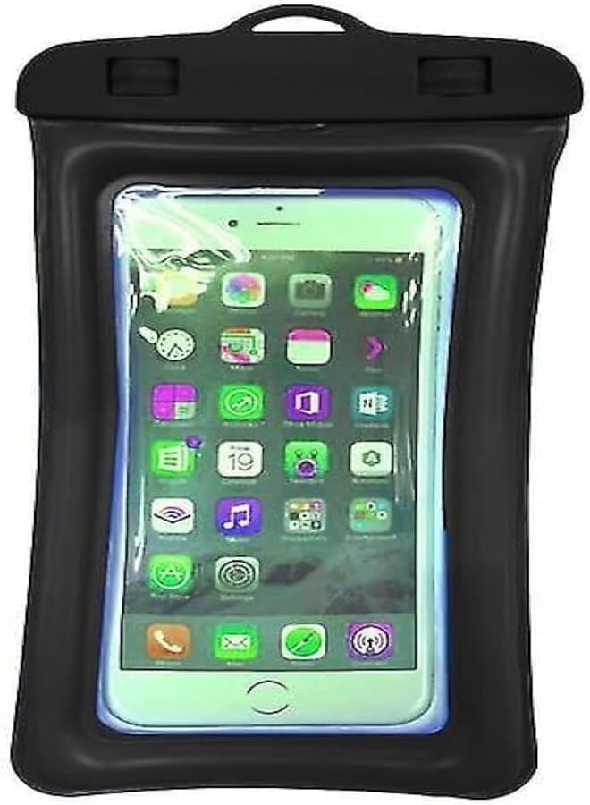 Next Next Store Waterproof Phone Case Water Proof Bag Swim Cover For mobile, credit card, wallet, money, passport Sea Cell Phone Dry Bags Clear Holder Protector (Black)