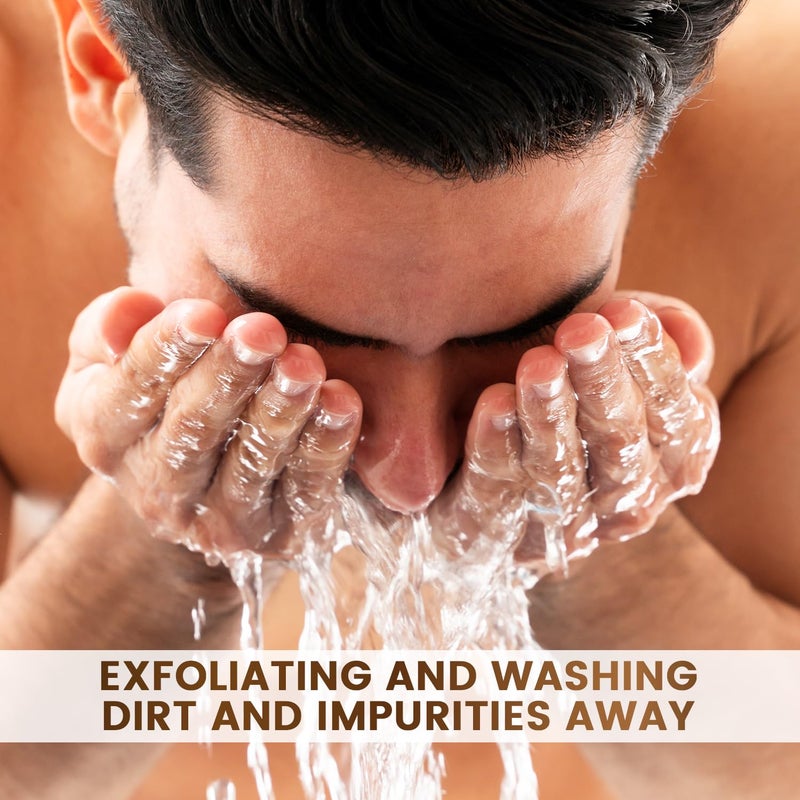 Max Green Alchemy MGA Vegan Face Scrub - Scruff Rescue Face Scrub, Daily Exfoliator & Wash for Deep Cleaning | Prevents Blackheads & Ingrown Hairs | pH Balanced Walnut Shell Microdermabrasion | 5.5 oz - Image 5