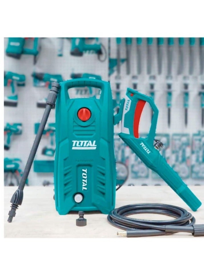 Total Tools 1400W Corded High Pressure Washer 130 Bar, 5.5L/min Water Flow, Car & Home Cleaning Machine with Auto Stop System - Image 4