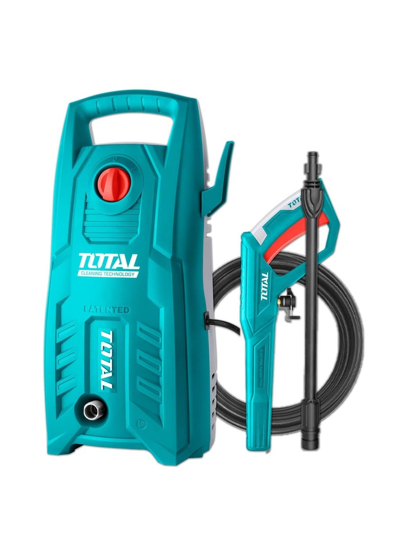 Total Tools 1400W Corded High Pressure Washer 130 Bar, 5.5L/min Water Flow, Car & Home Cleaning Machine with Auto Stop System - Image 1