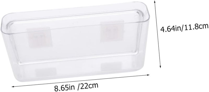 3pcs Wall-mounted Phone Holder Punch Storage Box for Remote Controllers Phone Adhesive Wall Organizer for Home Office Lightweight Design for Easy Installation - Image 5
