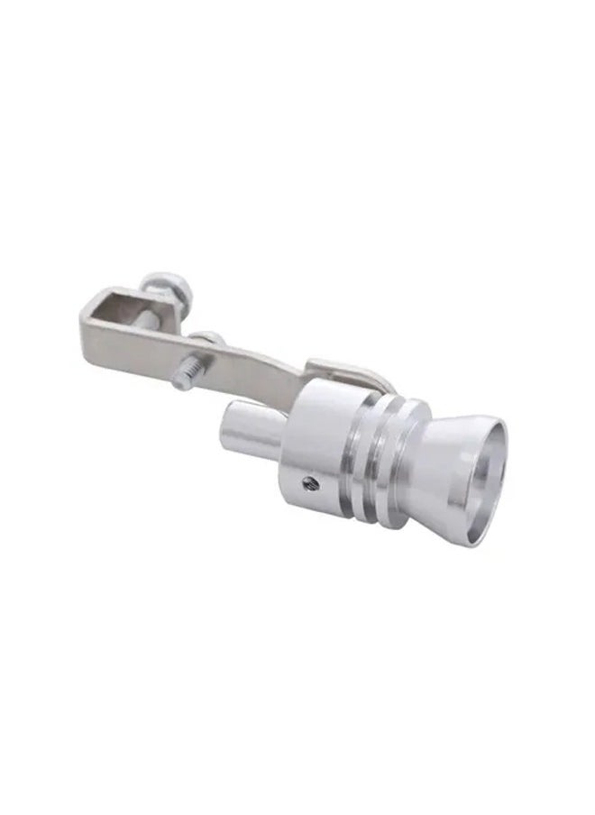 Generic - Turbo Sound Whistle Simulators, 4 Inches x 0.9 Inches Exhaust Pipe Roar Makers, Automobile Modification Accessories, Universal for Most Cars, Trucks and Vans (Silver M) - Image 1