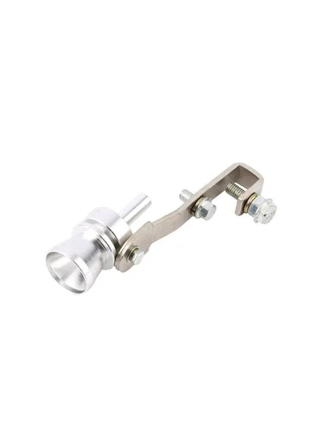 Generic - Turbo Sound Whistle Simulators, 4 Inches x 0.9 Inches Exhaust Pipe Roar Makers, Automobile Modification Accessories, Universal for Most Cars, Trucks and Vans (Silver M) - Image 1