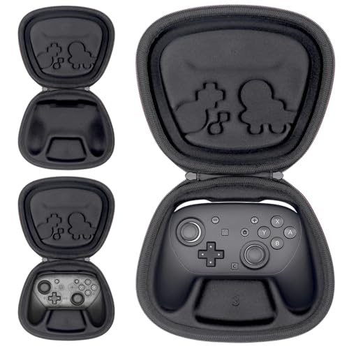 sisma Carrying Case Compatible with Nintendo Switch 2 Pro Controller, Hard Shell Original Switch Controller Protection Portable Travel Protective Case, Black - Image 3