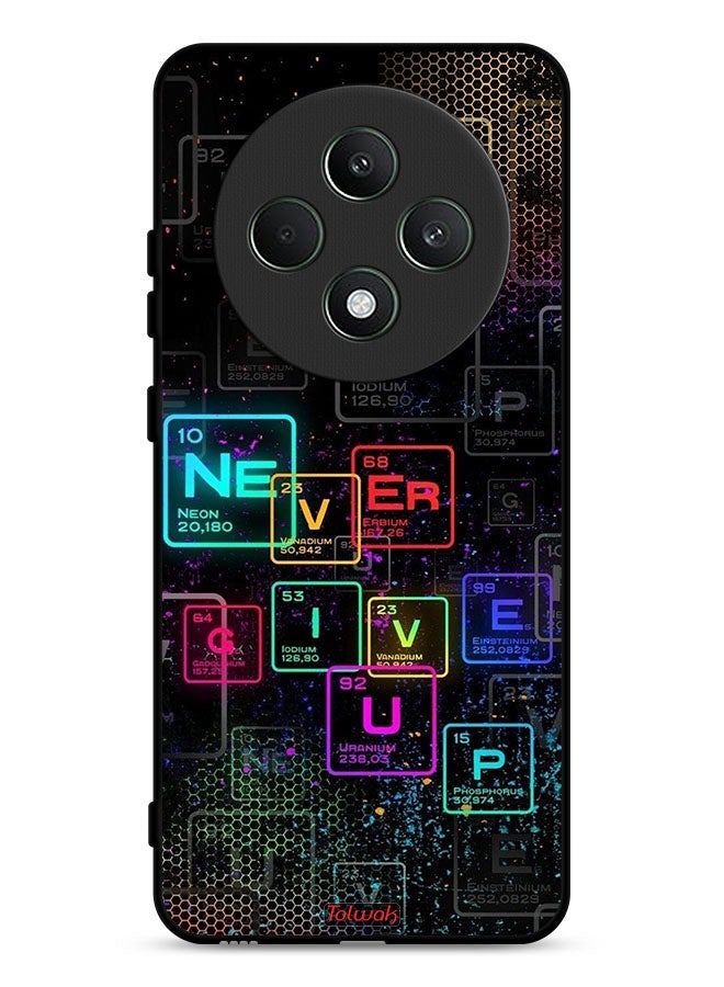 Tolwak Oppo Reno12 F 5G Protective Case Cover Never Give Up Art - Image 1