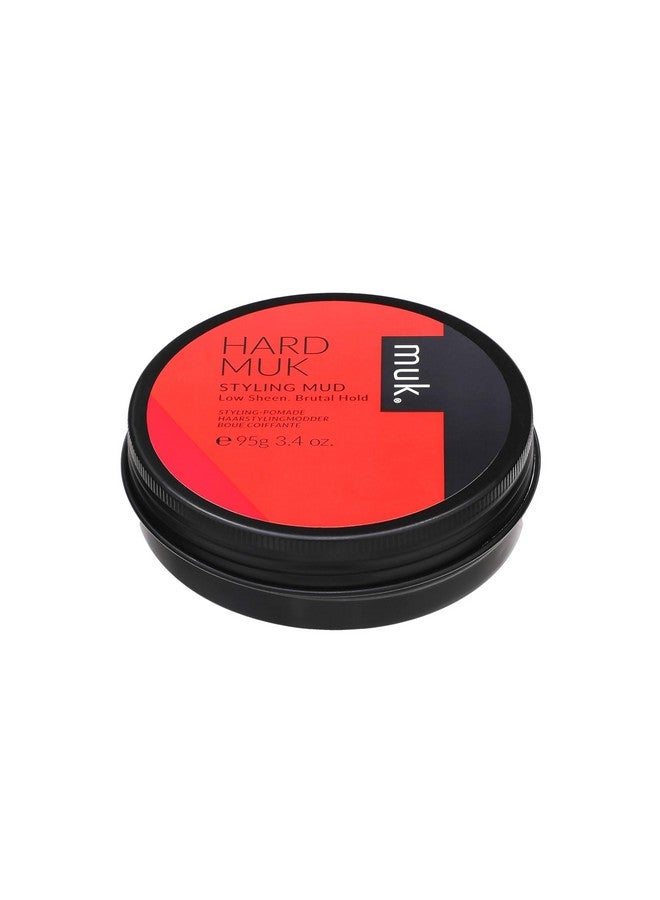 MUK. Muk Haircare Styling Mud - Hard Hold, Low Sheen Finish Hair Product for Men - 3.4oz - Image 1