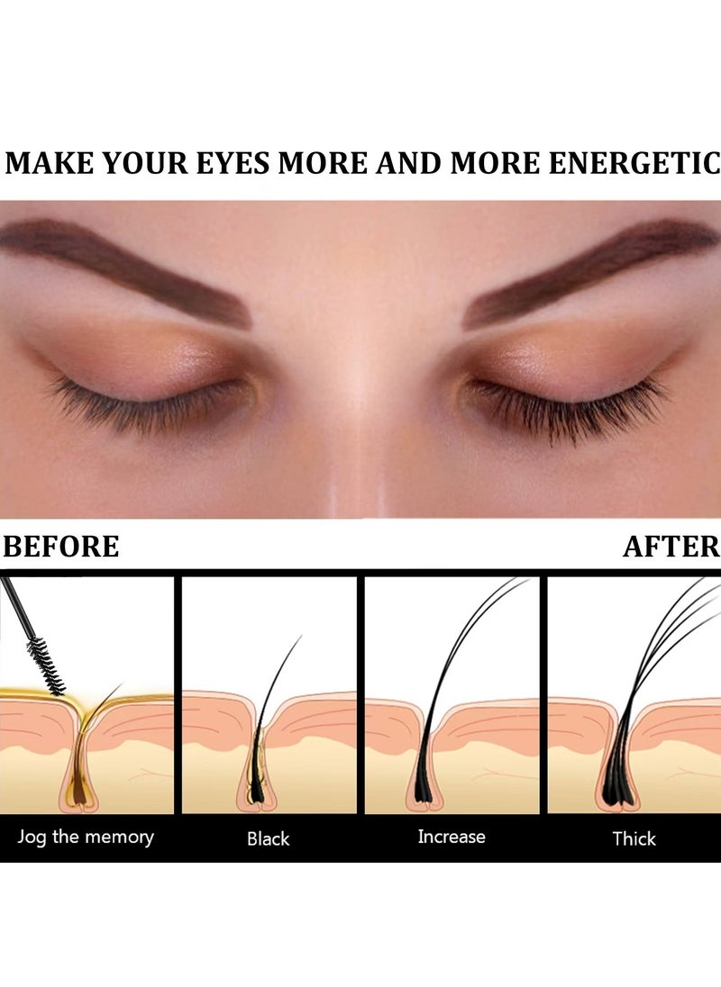 EELHOE - Eyelash Growth Serum， Applicator Brush | Promotes Fast Eyelash Growth, Thickening & Eyebrow Lift Enhancer -10ml - Image 1