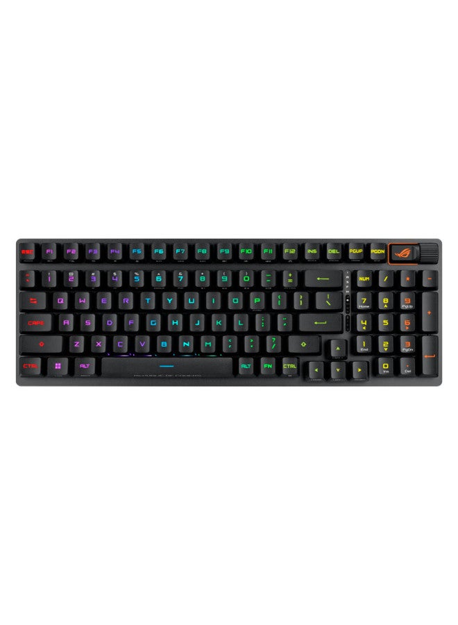 Rog Ranger 2 Rx 98 Wireless Edition Mechanical Keyboard, Tri-mode Gaming Keyboard, 96-key Layout, Optical Switch Mechanical Red Switches, Rgb Backlit Keyboard, Pbt Version - Image 4