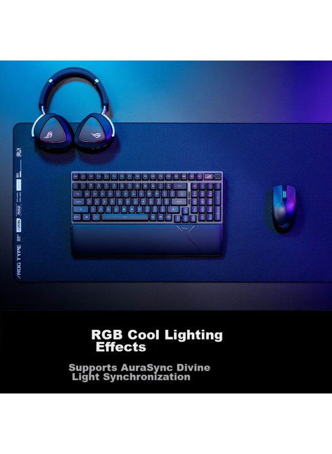 Rog Ranger 2 Rx 98 Wireless Edition Mechanical Keyboard, Tri-mode Gaming Keyboard, 96-key Layout, Optical Switch Mechanical Red Switches, Rgb Backlit Keyboard, Pbt Version - Image 3