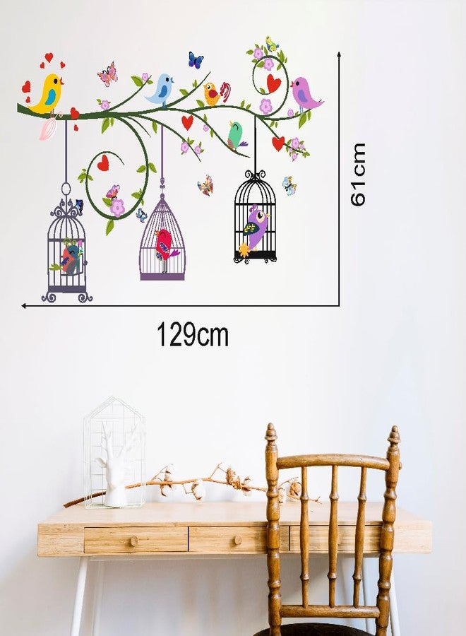 Akki Wold Cartoon Children with Flowers Wall Decal Sticker, Garden Scene Sticker, Decorative Wall Decor Sticker (Desg_22) - Image 4