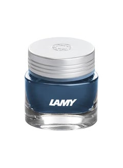 LAMY LAMY T53 380 30 ml Fountain Pen Ink Bottle Box Pack | Clean Lines & Minimalistic Design | Delivers An Exceptional Color Intensity | Benitoite - Dark Blue Crystal Ink, Pack Of 1 